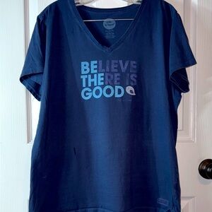 Life Is Good Navy Tee